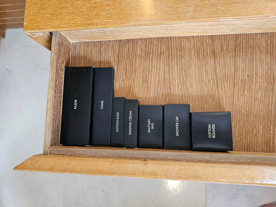 Gratis toiletsæt på badeværelset