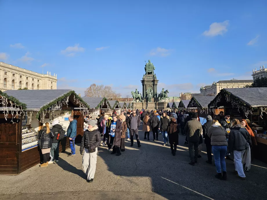 Julemarked på Maria-Theresien-Platz