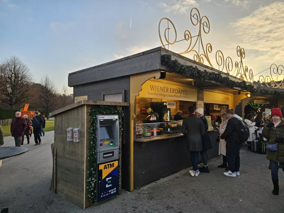 Markeder foran Oberes Belvedere