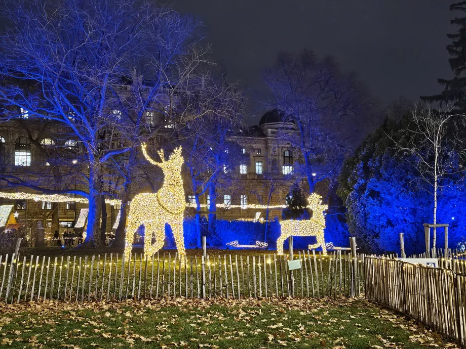 Julemarked foran rådhuset