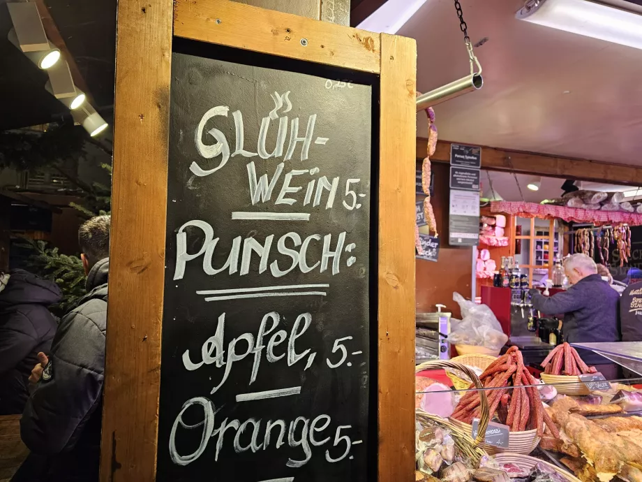 Priser på Am Hof-markederne