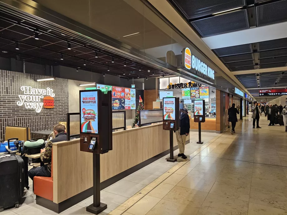 Burger King, offentligt område