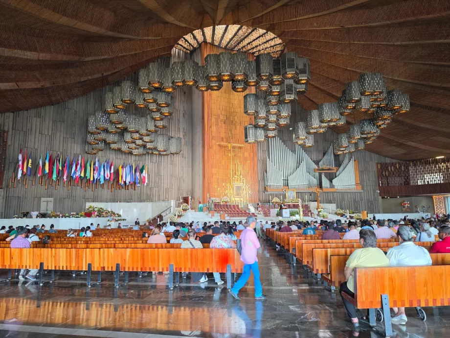 Det indre af Basilica de Guadelupe