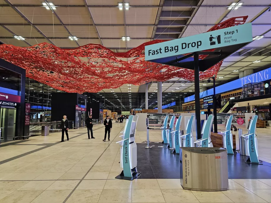 Afgangshallen, Terminal 1