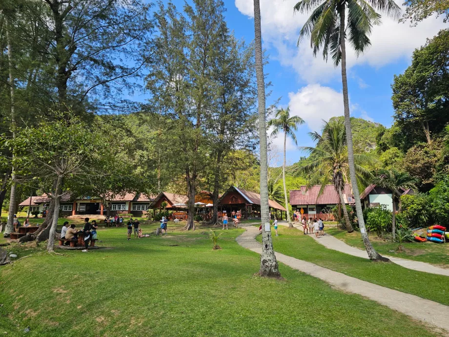 Nationalparkcenter på Koh Wua Ta Lap