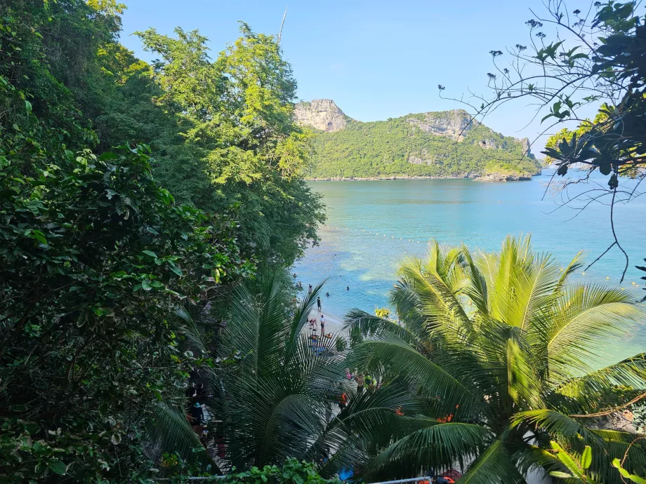 Udsigt på vej til Emerald Lake