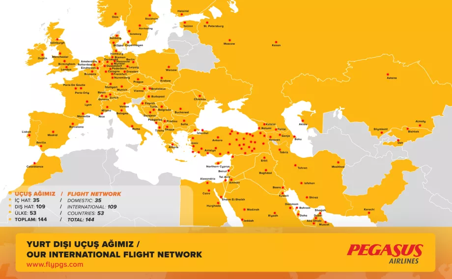 Internationalt rutekort