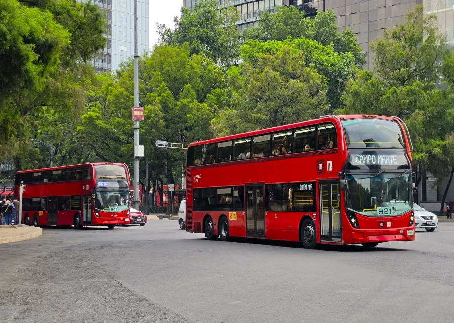 Metrobusser i Mexico City