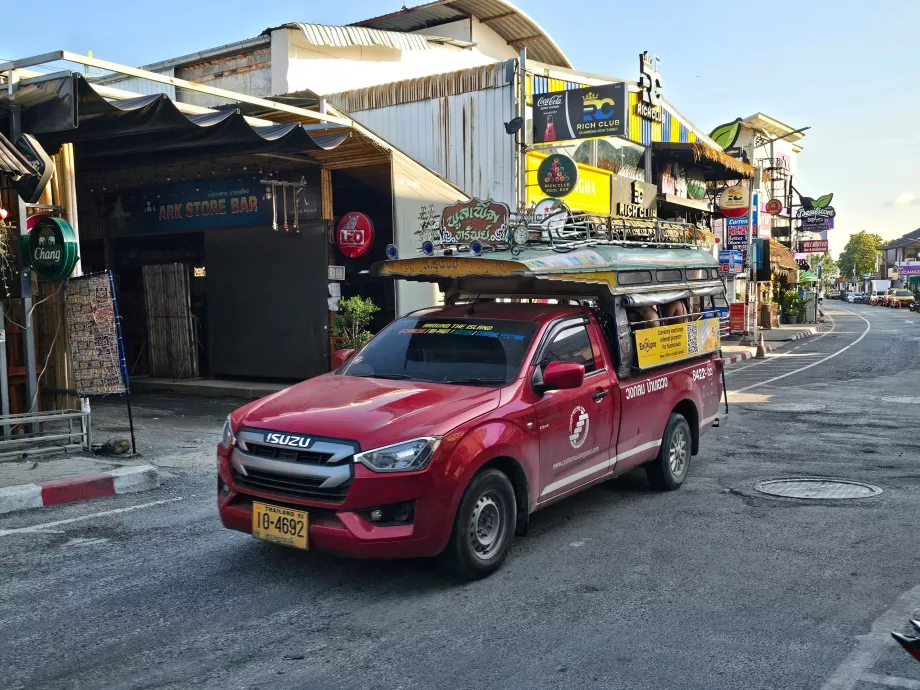 Songthaew på Koh Samui