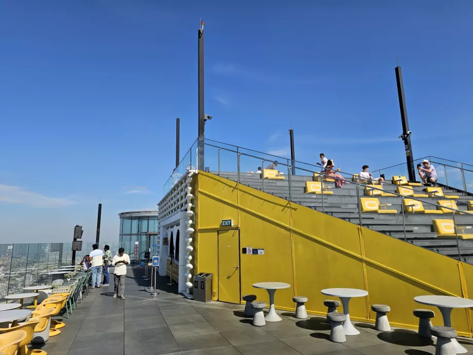 King Power Mahanakhon - udsigt fra taget