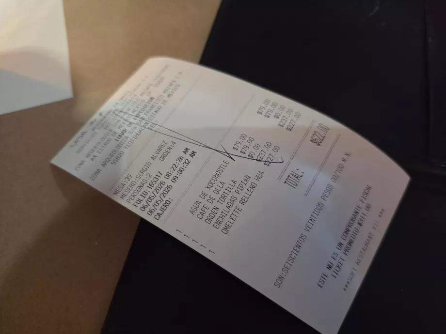 Redegørelse for restaurant La Gruta