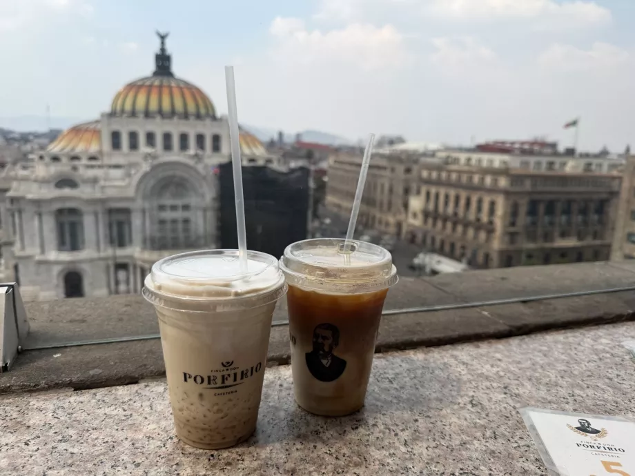 Udsigt fra caféen Finca do Porfirio