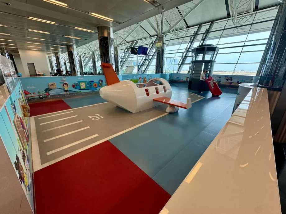 Børnehjørne i lufthavnen