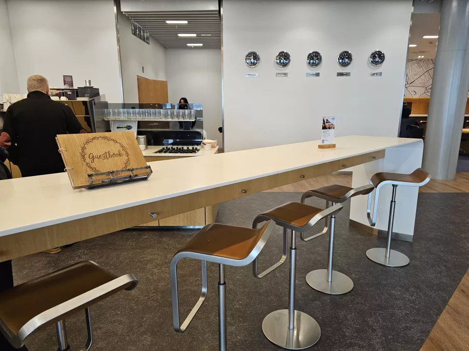 Siddepladser i Business Lounge