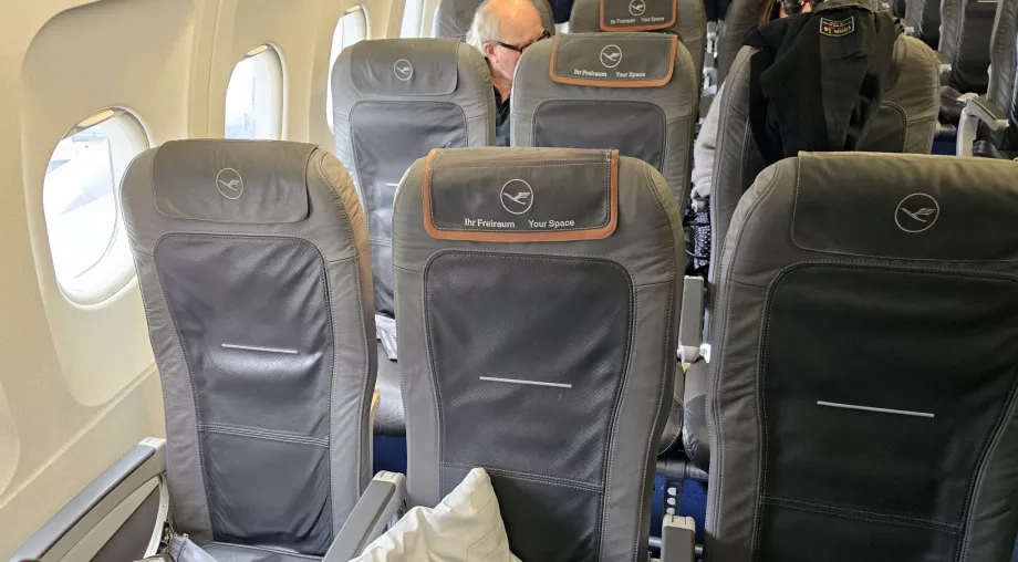Sæder på business class, Airbus A319