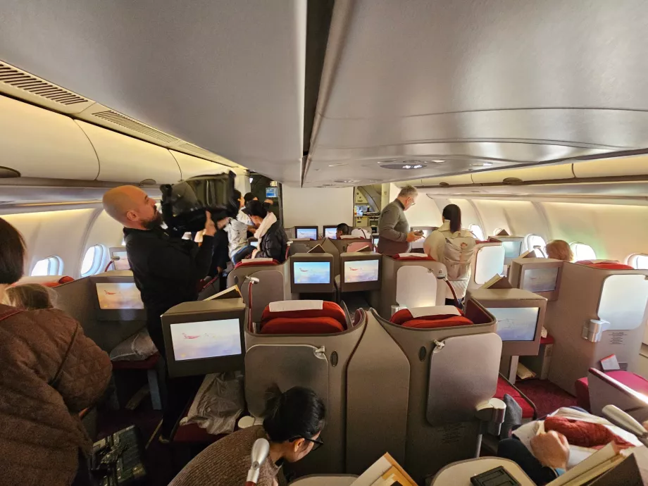 Kabine på business class