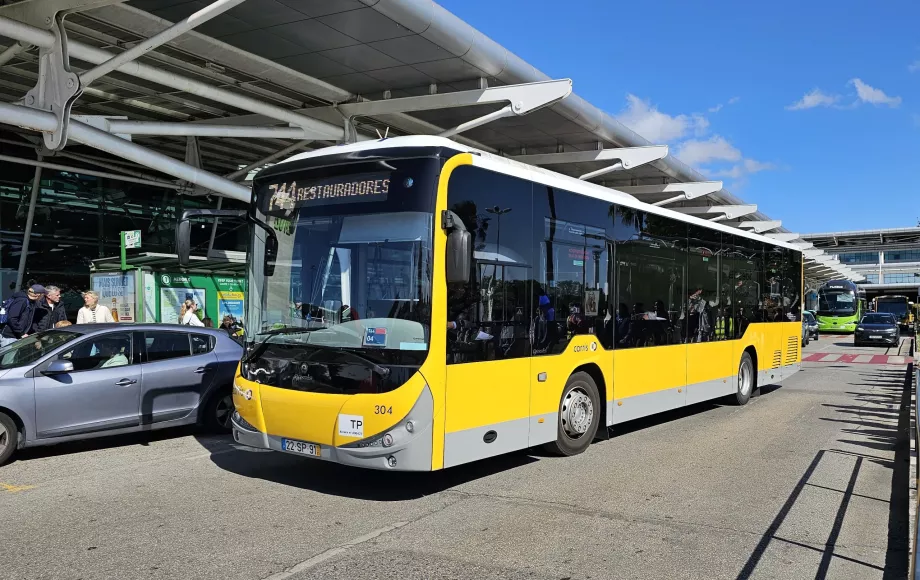 Bybus til centrum af Lissabon