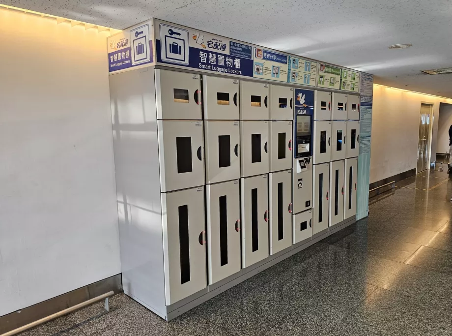 Bagagebokse, lufthavn TPE
