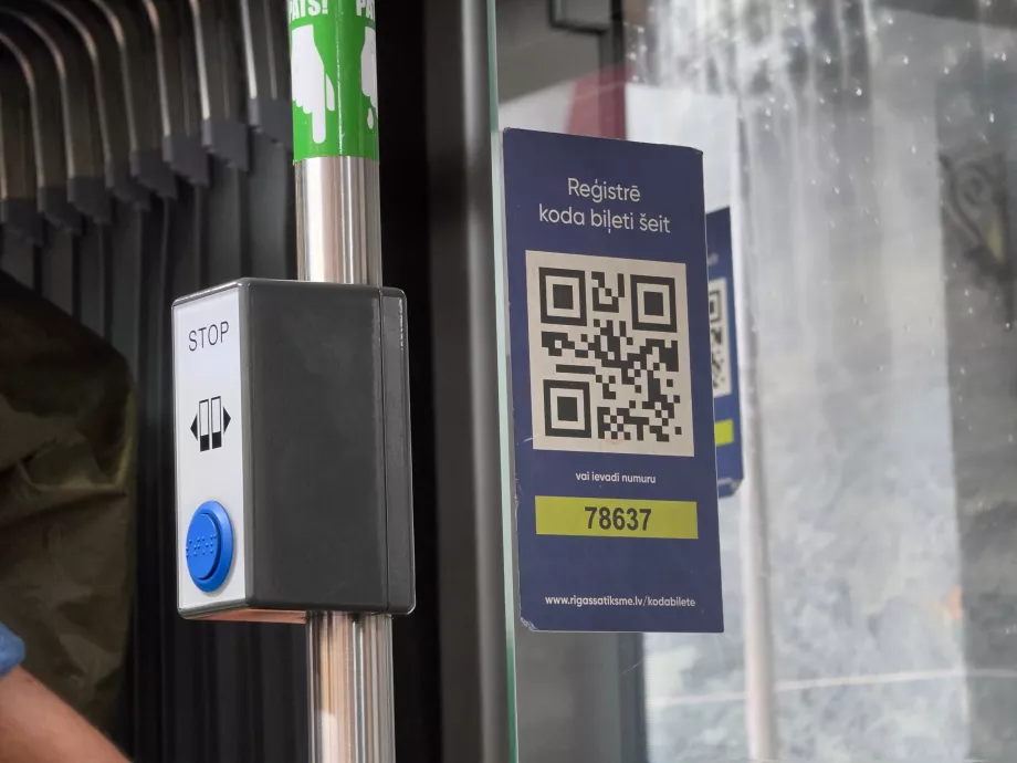 QR-kode til scanning af din billet