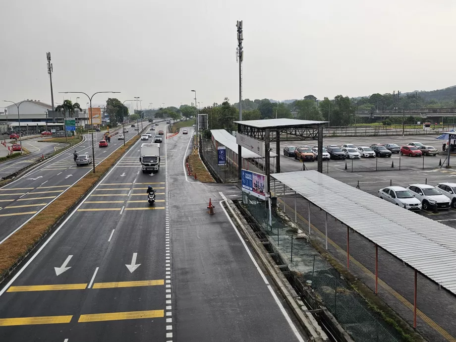 Busstoppested i retning af KL Sentral