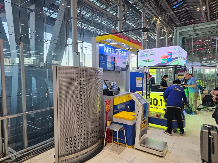 Service til indpakning af bagage