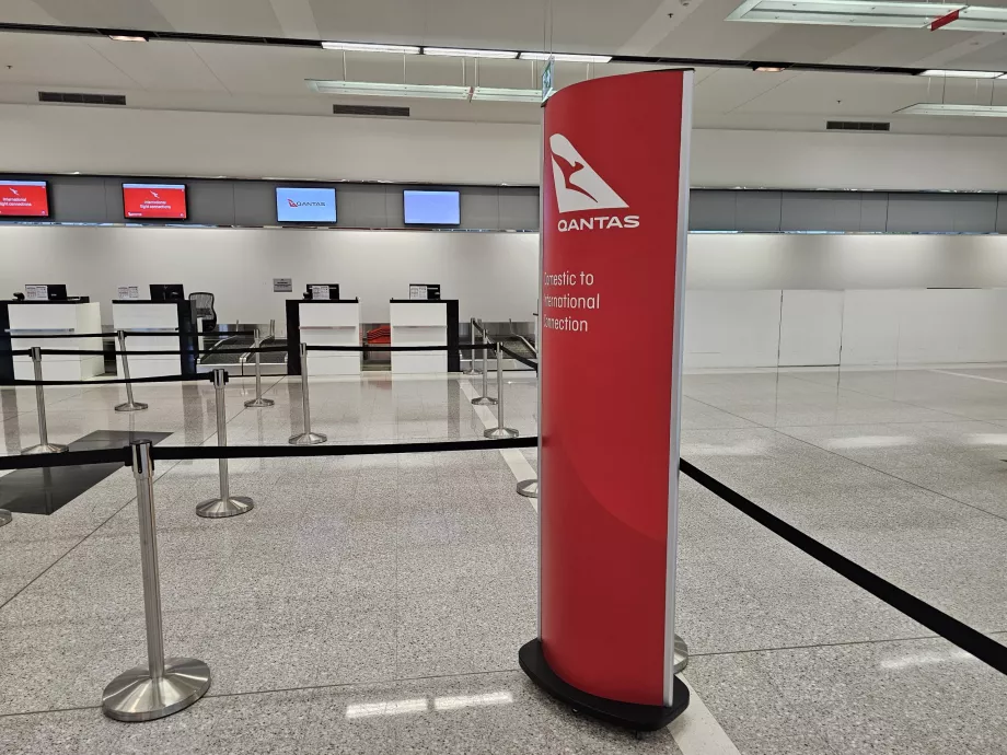 Check-in i lufthavnen