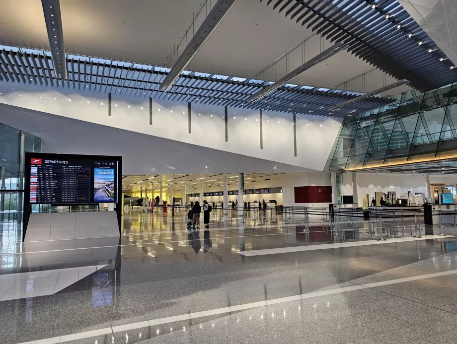 Afgangsterminal, Canberra Lufthavn
