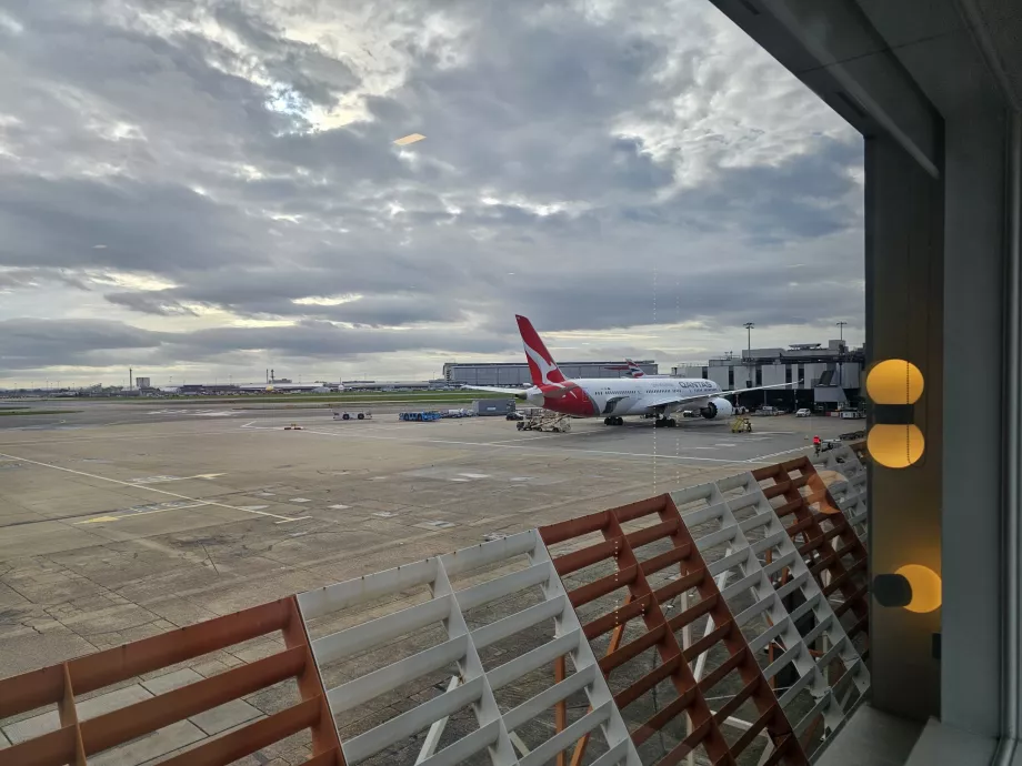 Udsigt over flyvepladsen