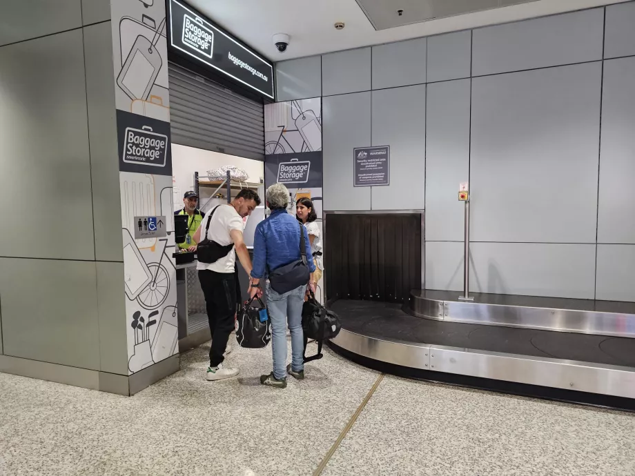 Bagageopbevaring, Terminal 3
