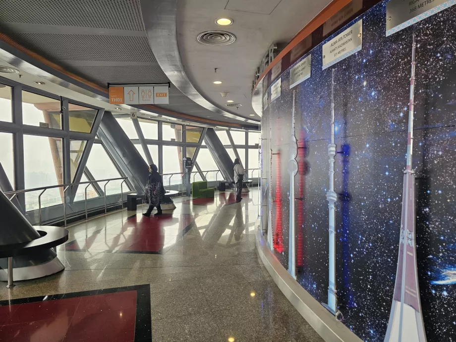 Menara indendørs observationsterrasse
