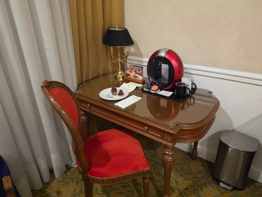 Kaffemaskine på værelset