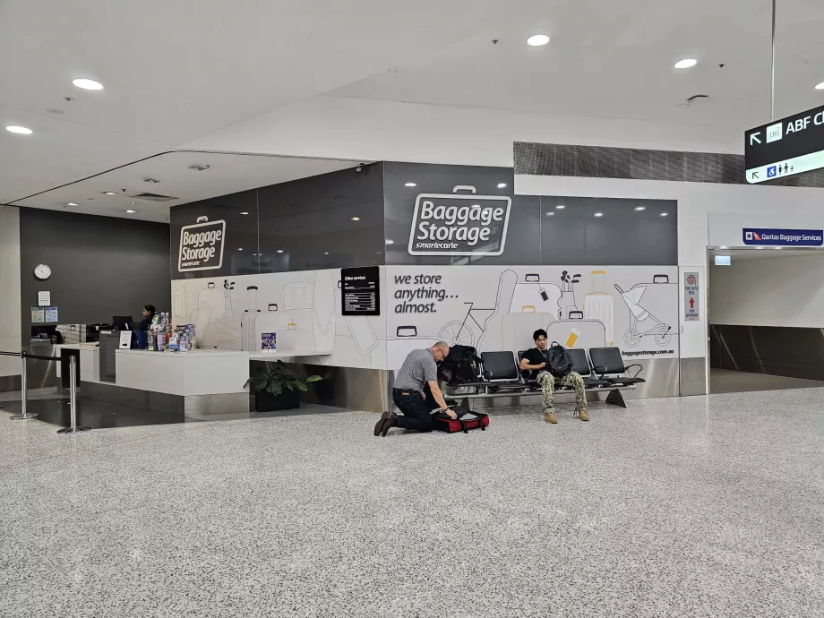 Bagageopbevaring, Terminal 1