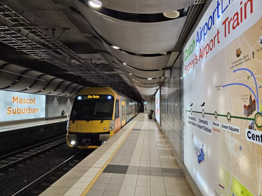 Tog til Sydney lufthavn