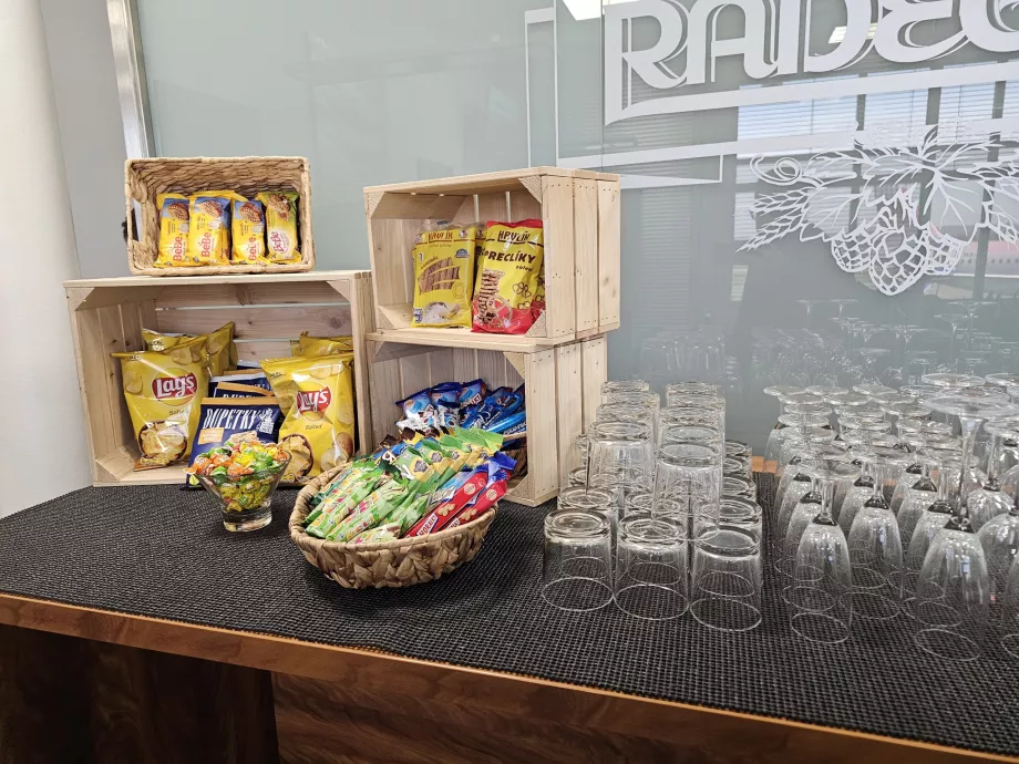 Slik, chips og salte snacks