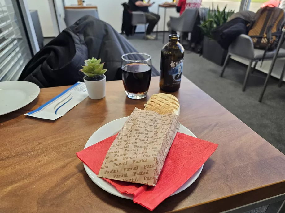 Panini med Royal Crown Cola