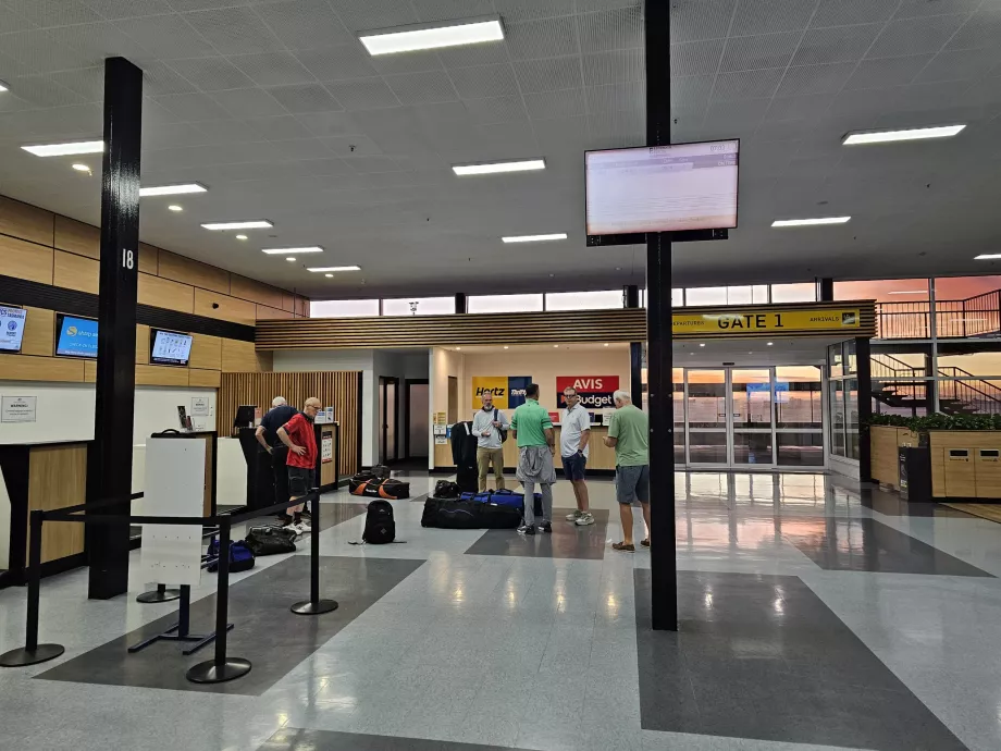 Check-in-hallen i Essendon Lufthavn