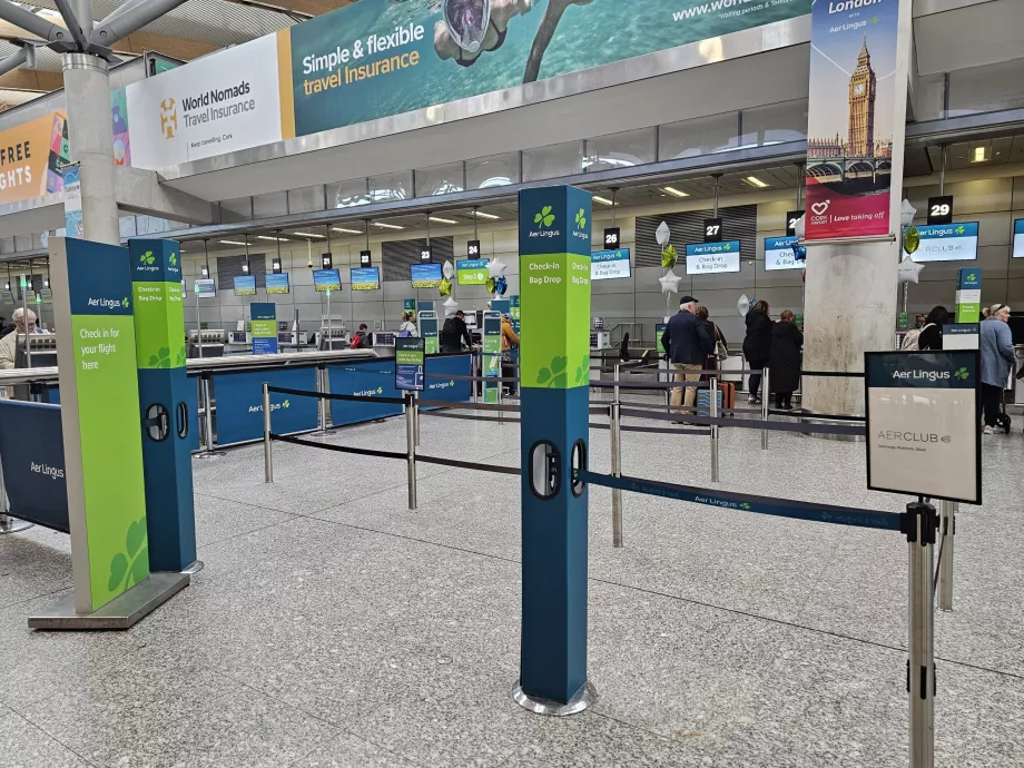 Check-in i lufthavnen