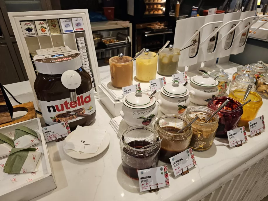 Marmelade, honning og nutella