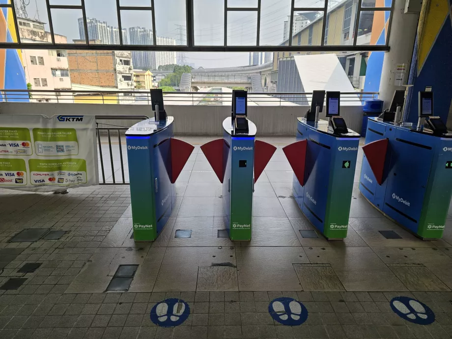 Drejekors på KTM-togstationer