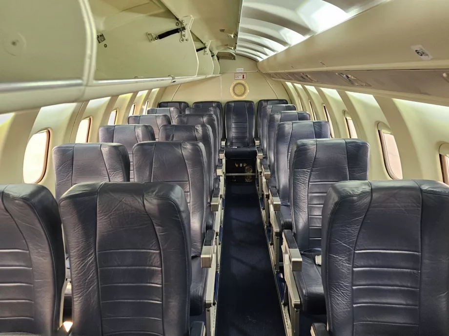 Interiør i Saab 340