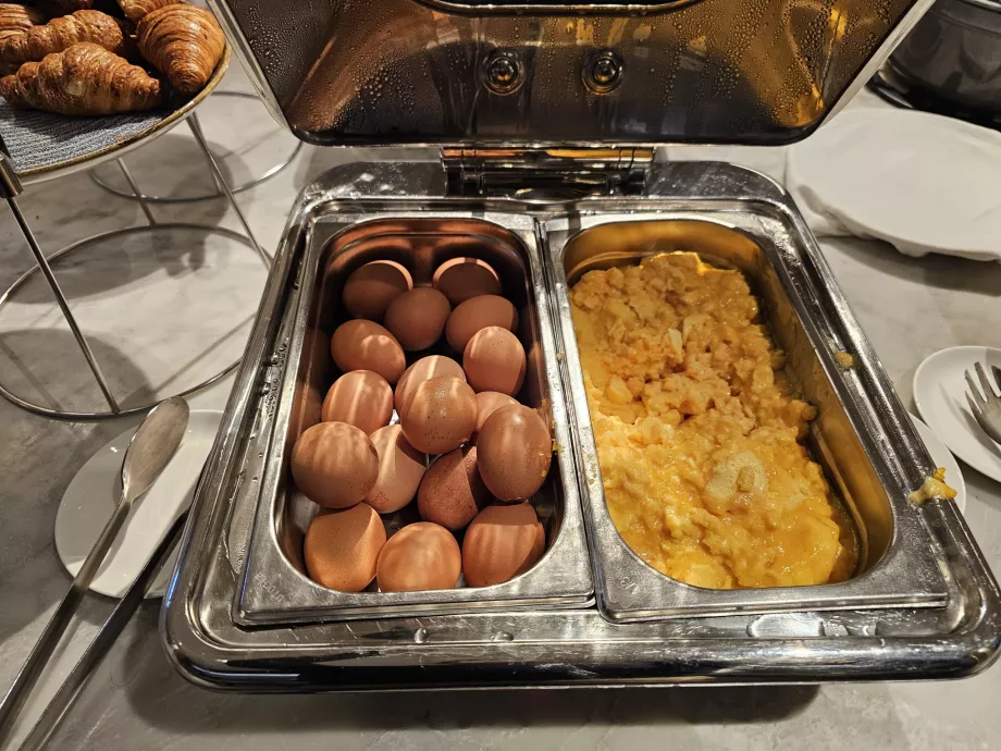 Tilbud om morgenmad - varme måltider