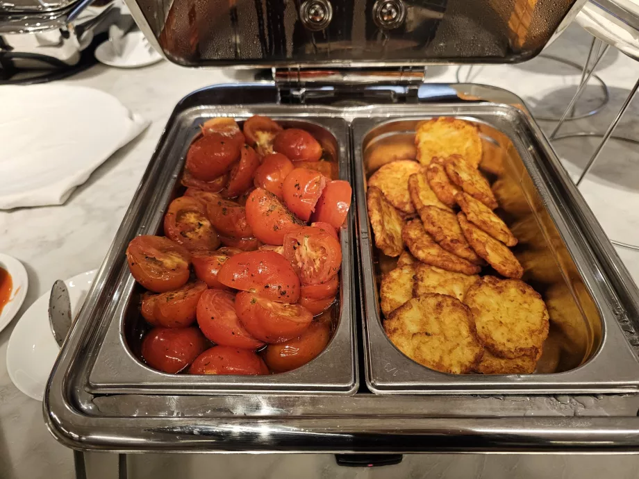 Tilbud om morgenmad - varme måltider