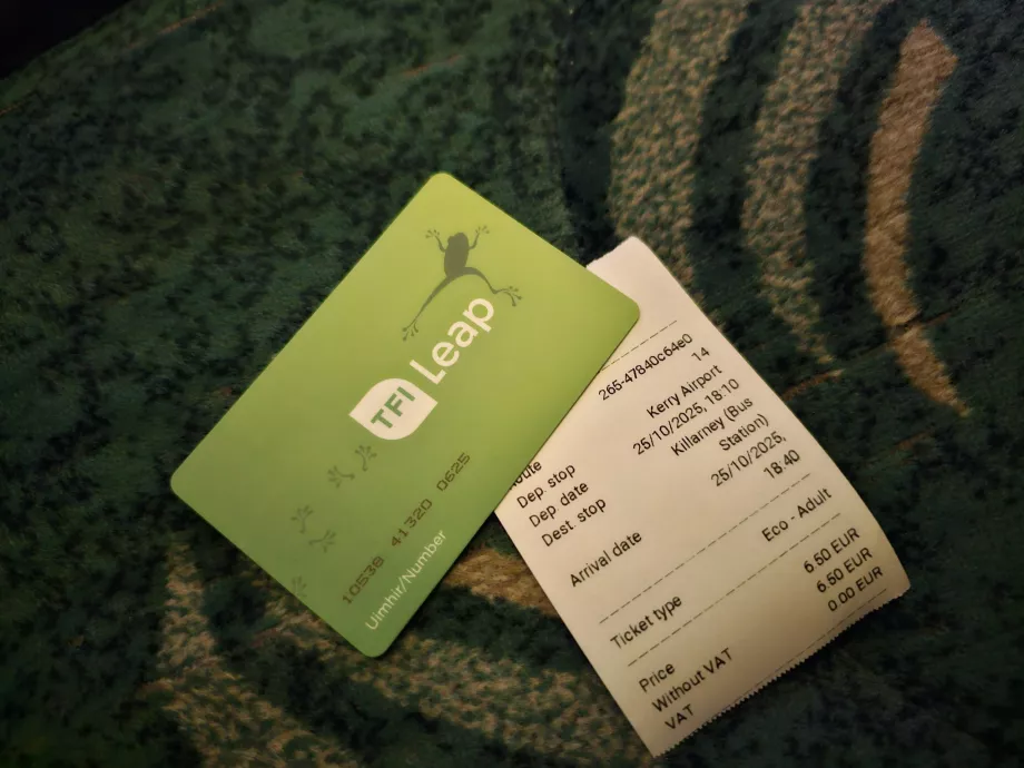 Billetpris fra lufthavnen til Killarney