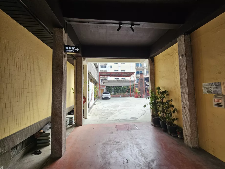 Indgang til Sin Sze Si Ya Temple