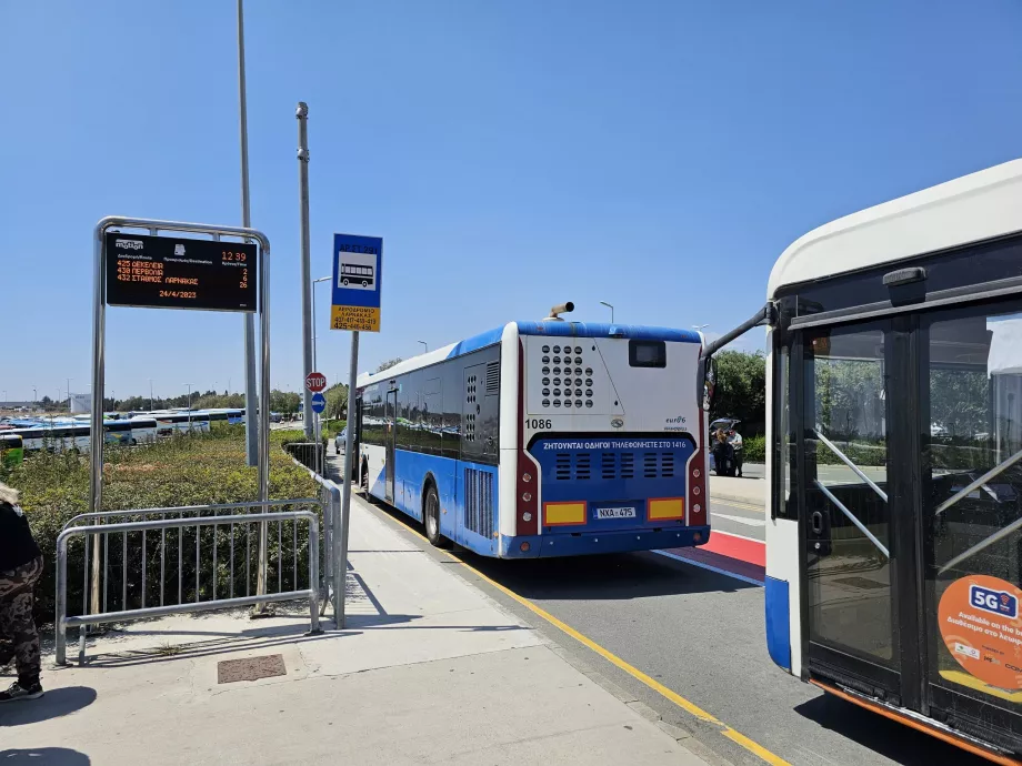 Busstoppested for offentlig transport