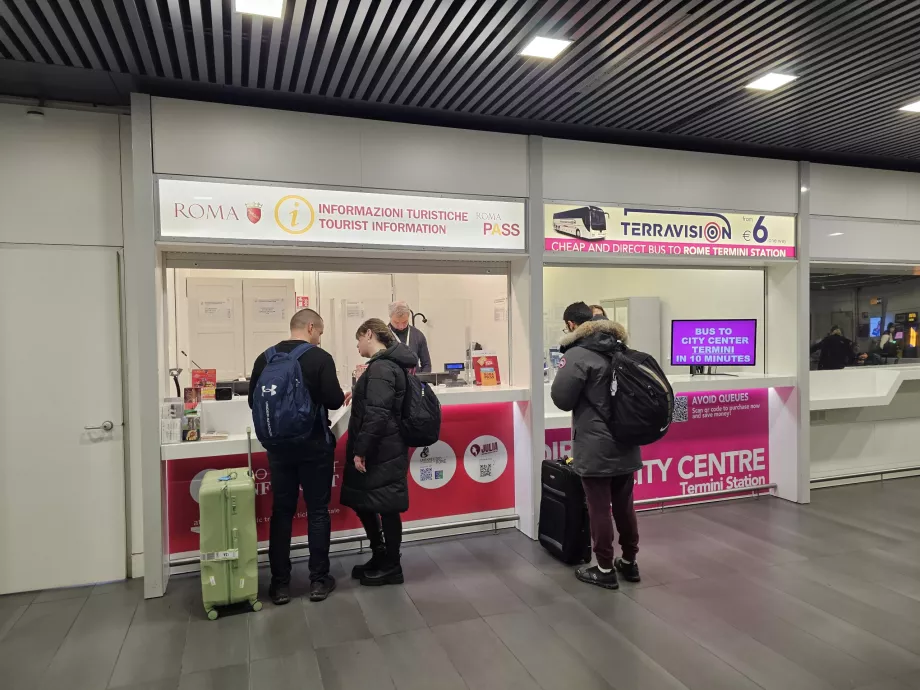 Standere til salg af busbilletter