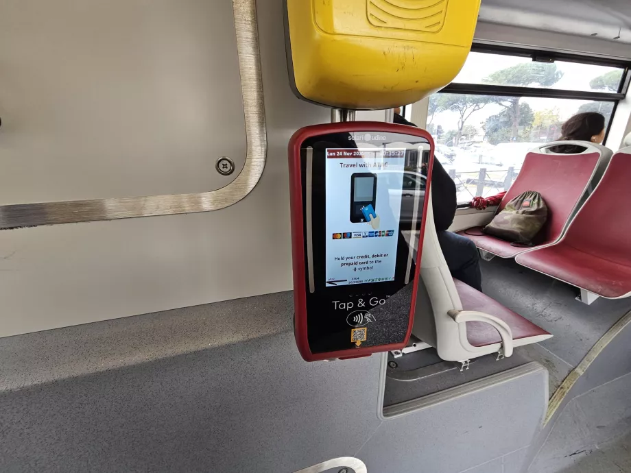 Validator til kontaktløs billetbetaling