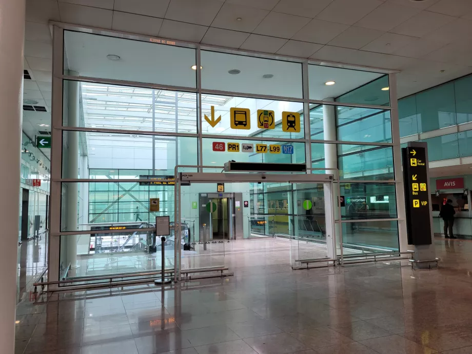 Kørselsvejledning til busserne fra Terminal 1