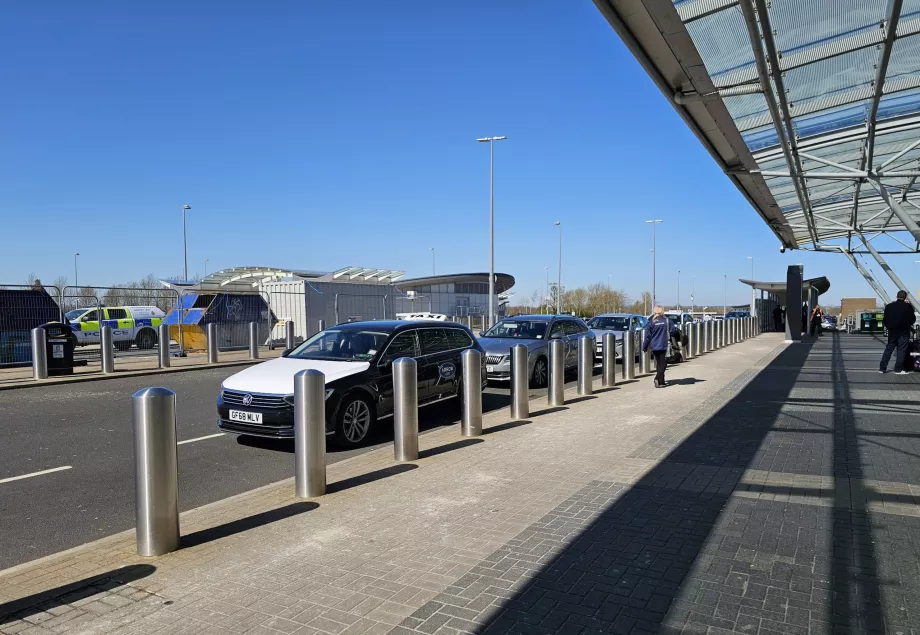 Taxa uden for lufthavnen