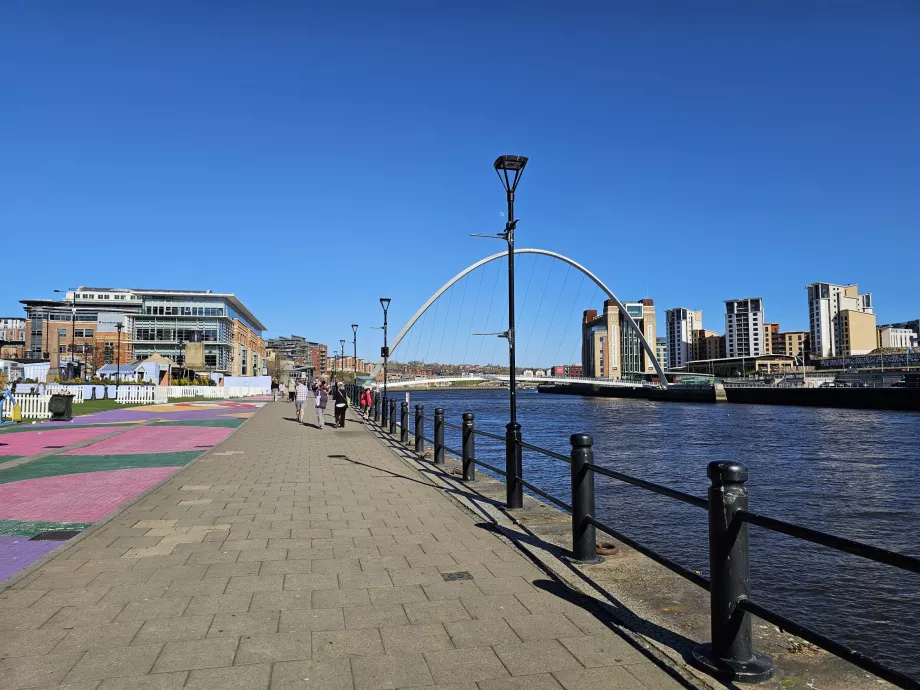Strandpromenaden i Newcastle